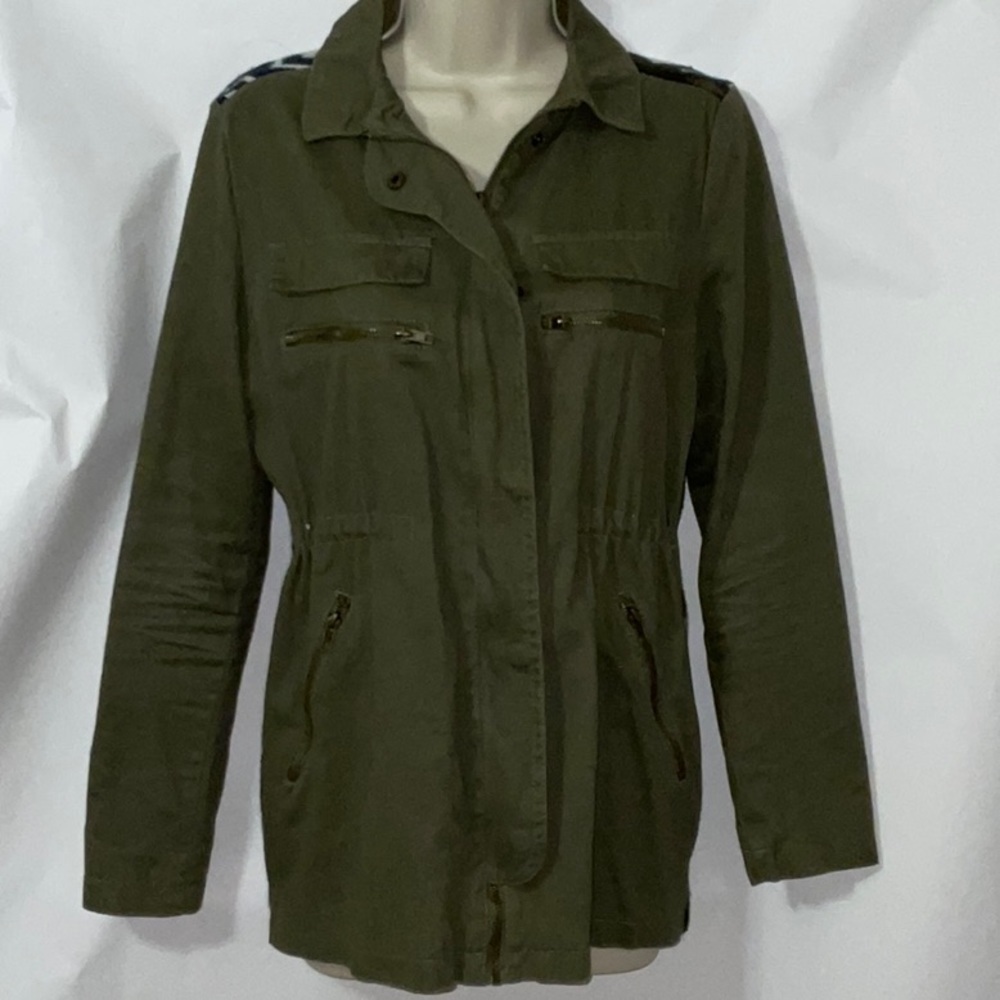 ☀️Khaki Green Jacket, Thread & Supply, Sz S